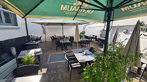 Schillereck Lorsch Biergarten