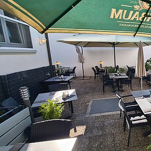 Schillereck Lorsch Biergarten