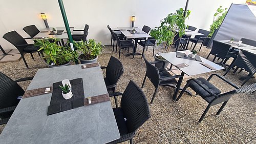 Schillereck Lorsch Biergarten