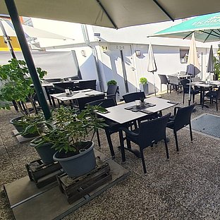 Schillereck Lorsch Biergarten